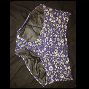 Size 5 High Waisted Swim Bottoms